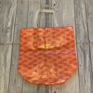 Fabletics reusable plastic coated bag
